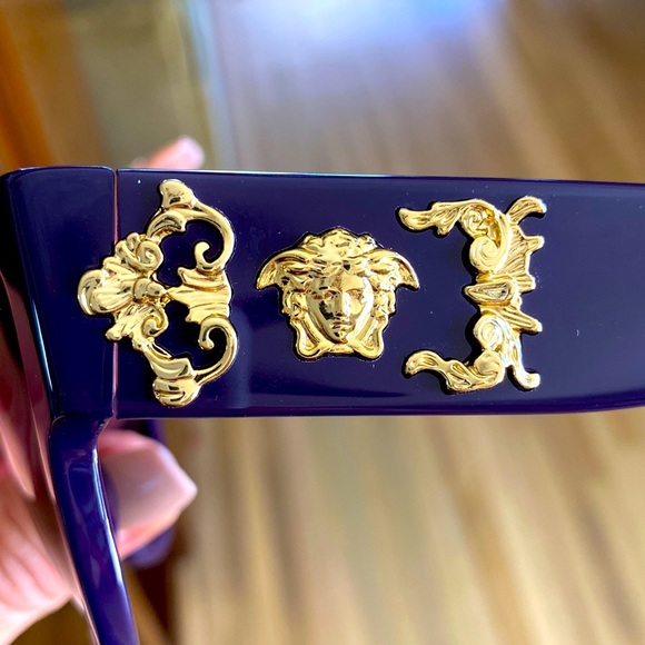 NW Versace sunglasses 🕶💜💛⭐️ - Picture 2 of 11